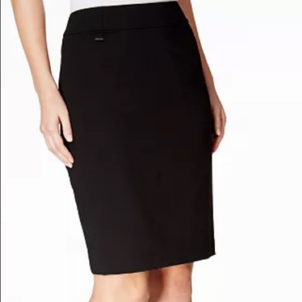 NWT Calvin Klein Black Pencil Skirt
